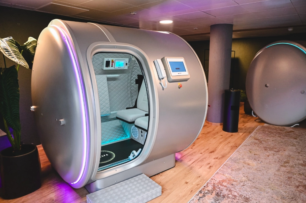 HBOT Kammer für hyperbare Sauerstofftherapie in St. Gallen und Thalwil.