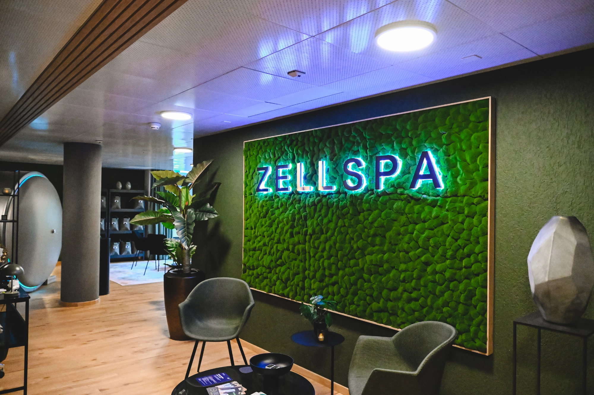Zellspa in St. Gallen. Geräumig, Wellness für alle Sinne.